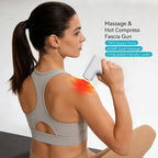 ReliveX™ Mini Deep Tissue Massage Gun – 6 Speed | 4 Therapy Heads | Type-C Fast Charging | Full Body Pain Relief Massager