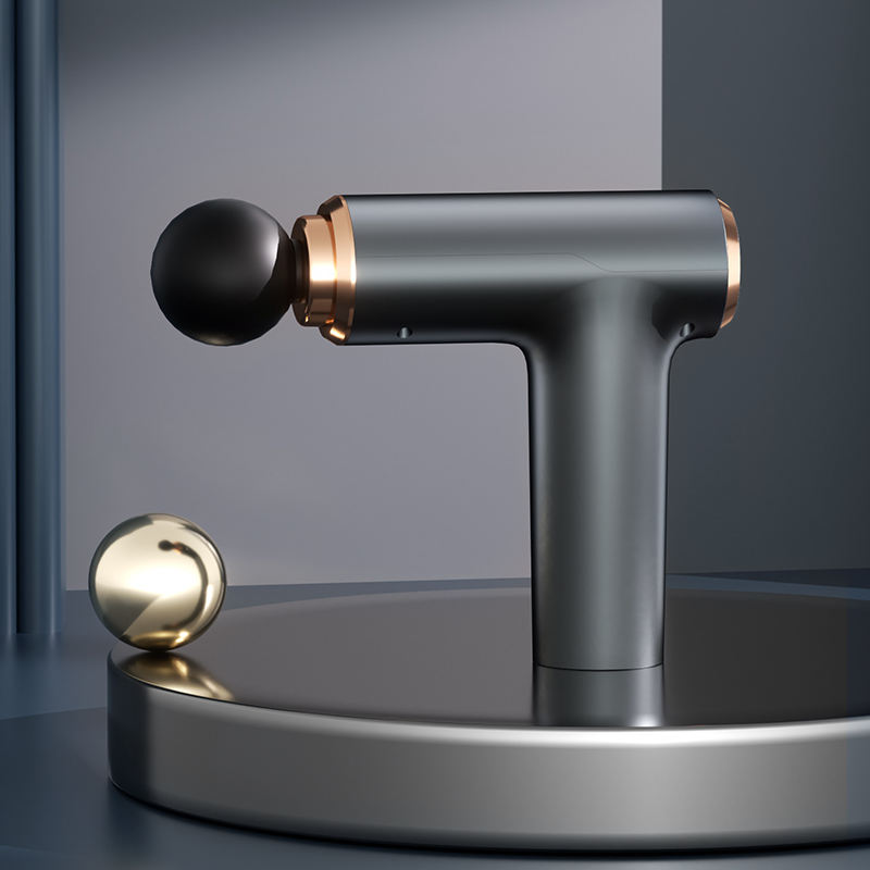 ReliveX ProPulse™ Deep Tissue Massage Gun | 99 Speeds | 6 Heads | LCD Display | Rechargeable Muscle Pain Relief Massager (Black)